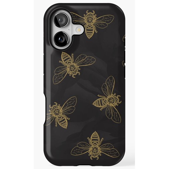 Mandala Bees Geometric Insect Honey Art Sacred Geometry Design Case Phone Case for iPhone 17 16 15 14 13 12 11 Pro Max