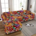 thumbnail image 1 of Mandala Bohemia Elastic Stretch Combination Sofa Covers For Living Room L Shape Couch Cover Washable Dust-proof Slipcover, 1 of 5