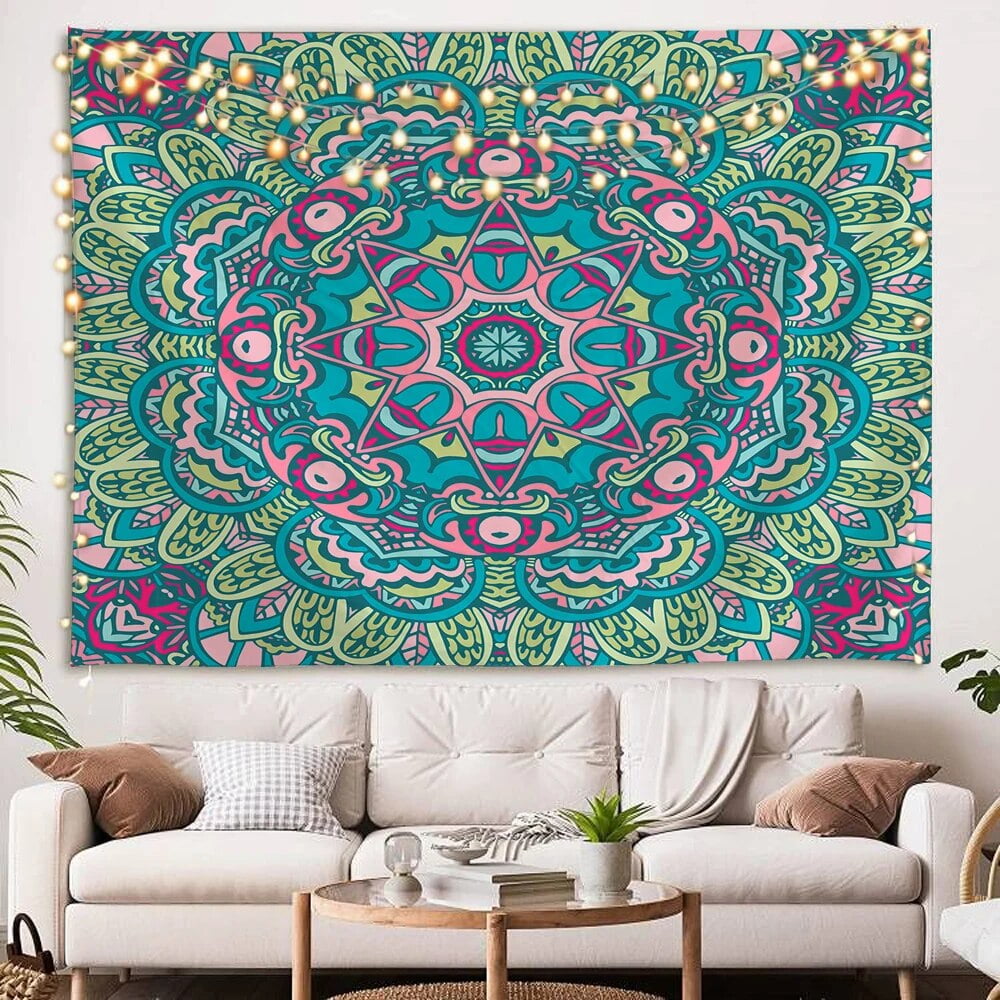 Mandala Bohemian Wall Tapestry Art Decoration Blanket Curtain Hanging