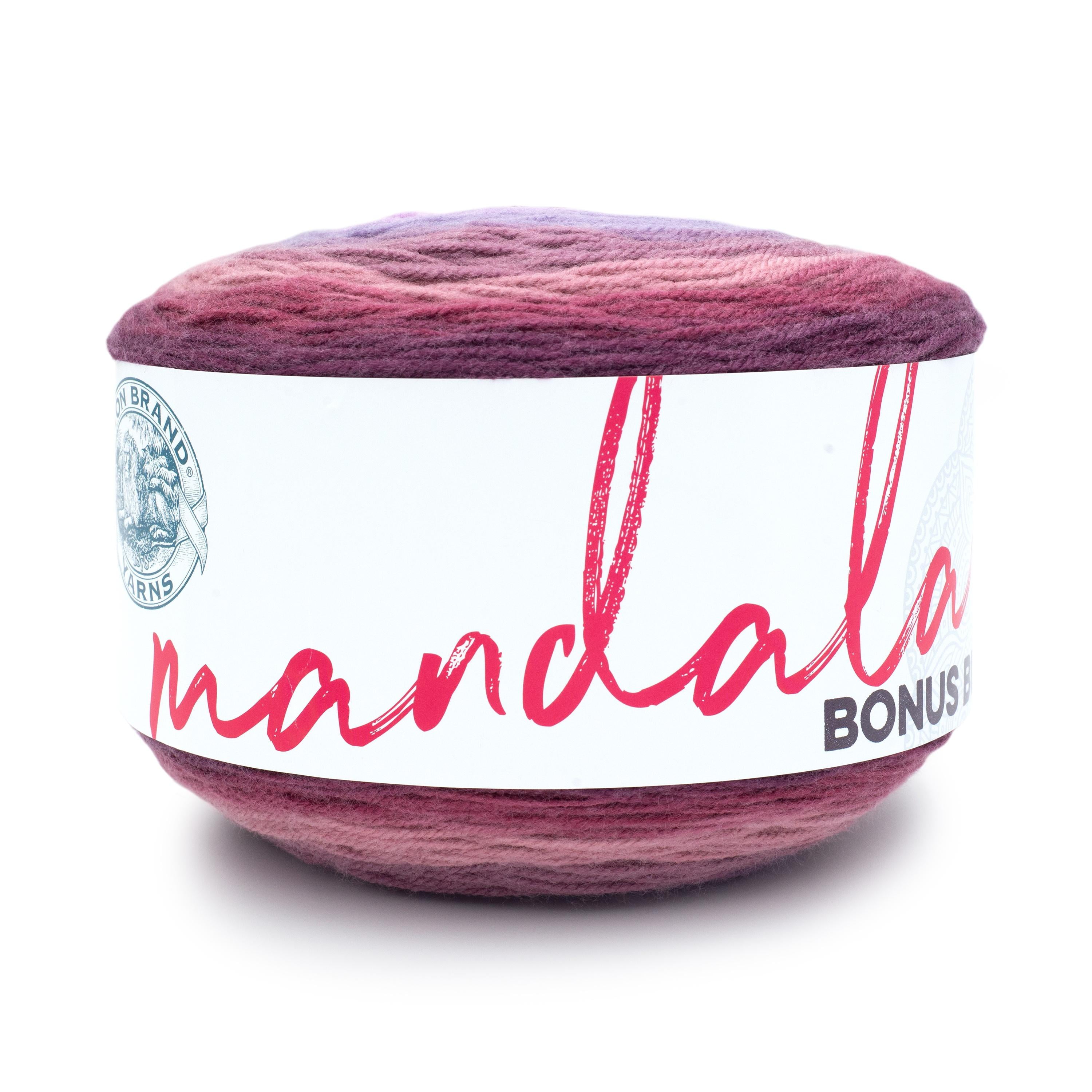 Lion Brand Mandala Bonus Bundle, 100% Acrylic Yarn, 10.5 oz, 3