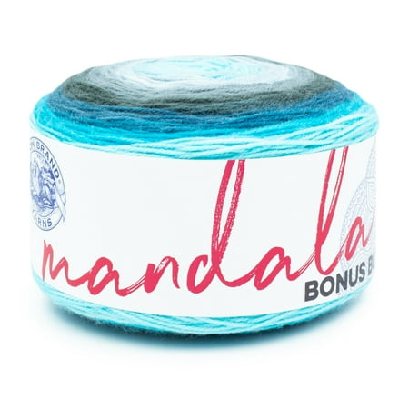 Lion Brand Yarn Mandala Bonus Bundle Spirit 125-212S Acrylic Light DK 1181yd 10.5oz Yarn