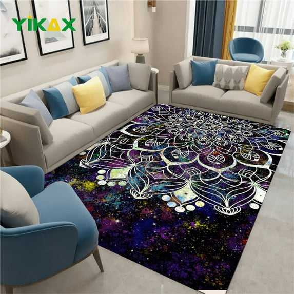 Mandala Carpet Ethnic Style Vintage Living Room Hallway Floor Entrance Mats Bedroom Kitchen Sofa Area Non-slip Rugs Home Decor