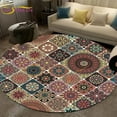 thumbnail image 1 of Mandala Carpet Round Bedroom Floor Mat for Living Room Kitchen Bedroom rative Anti-Slip Round Area Rug Chair Mat Alfombra, 1 of 6