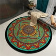 thumbnail image 1 of Mandala Carpet Round Bedroom Floor Mat for Living Room Kitchen Bedroom rative Anti-Slip Round Area Rug Chair Mat Alfombra, 1 of 6