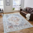 thumbnail image 1 of Mandala Classic 3'x5' Vintage Area Rug - Non-Slip, Machine Washable - Ideal for Living Room or Bedroom Décor, 1 of 6
