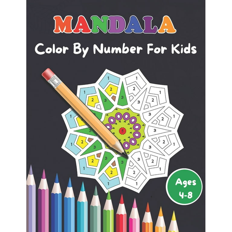 Mandala Color By Number: An Adult Color By Number Coloring Book with  Mandala Color By Number Fun, Easy, and Relaxing Coloring Pages Adult Relax  (Paperback)