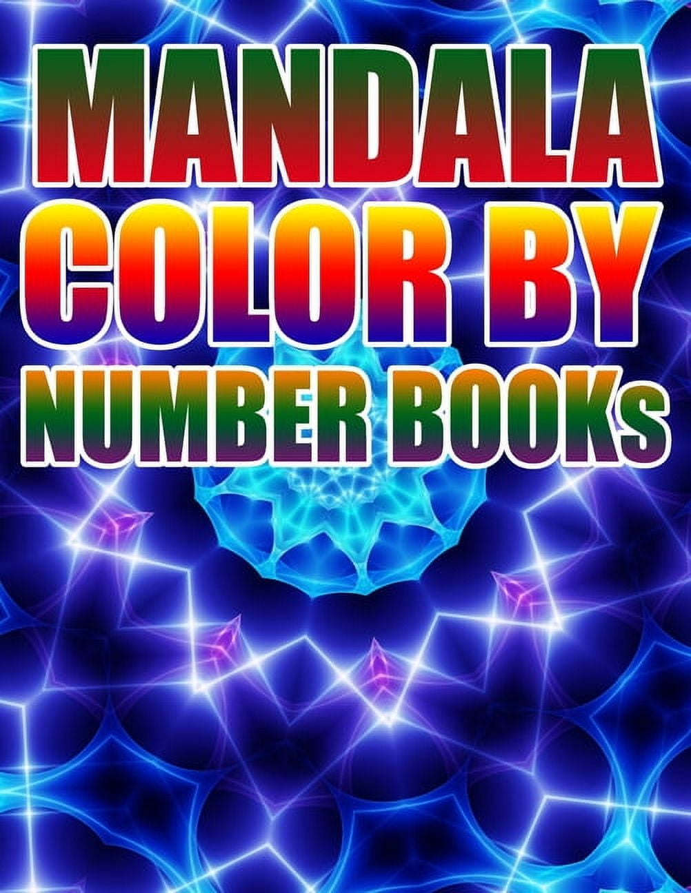 Mandala Color by Number Books Kids and Adults (Paperback)