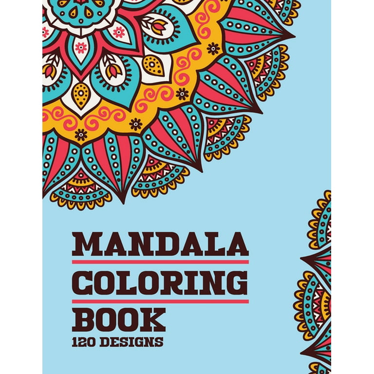 Mandalas Mystery Adult Coloring Books by Colorya - A4 Size - Coloring Books  by Number for Men and Women - Premium Quality Paper, No Medium Bleeding