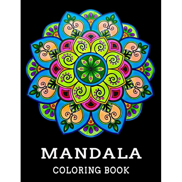 Mandala Coloring Book: 50 Amazing Mandala Different Pattern. Coloring Book for Adults is Fun, Easy and Stress Relief. Enjoy Mandala Patterns with this Great Coloring Book. (Volume 5 Mandalas Coloring Books Collection) [Book]