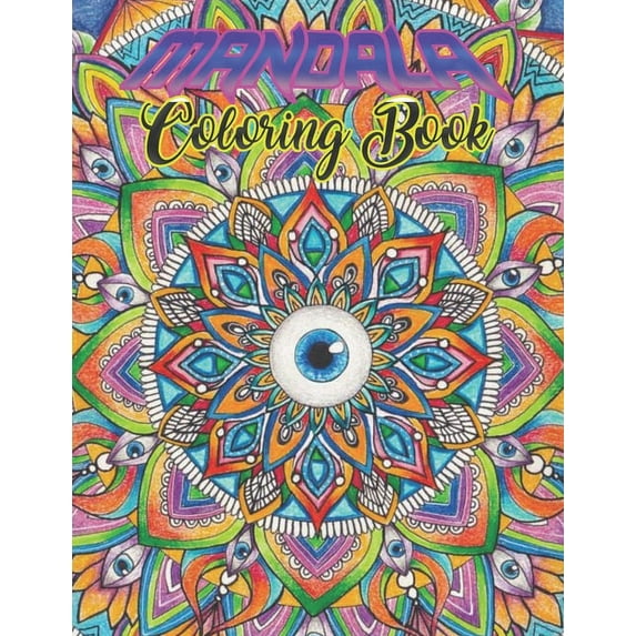 Mandala Coloring Book: 50 beautiful and detailed mandalas to color for hours of relaxing fun, stress relief and creative expression (Paperback)