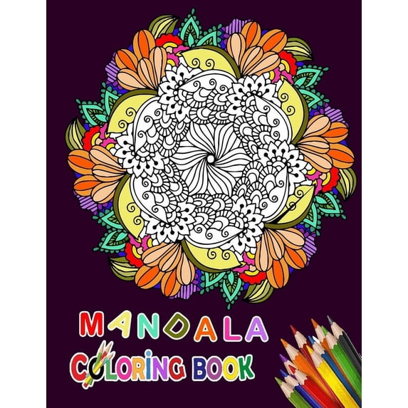 Mandala Coloring Book: Flower mandala Coloring Book for Adult Relaxation (Paperback)