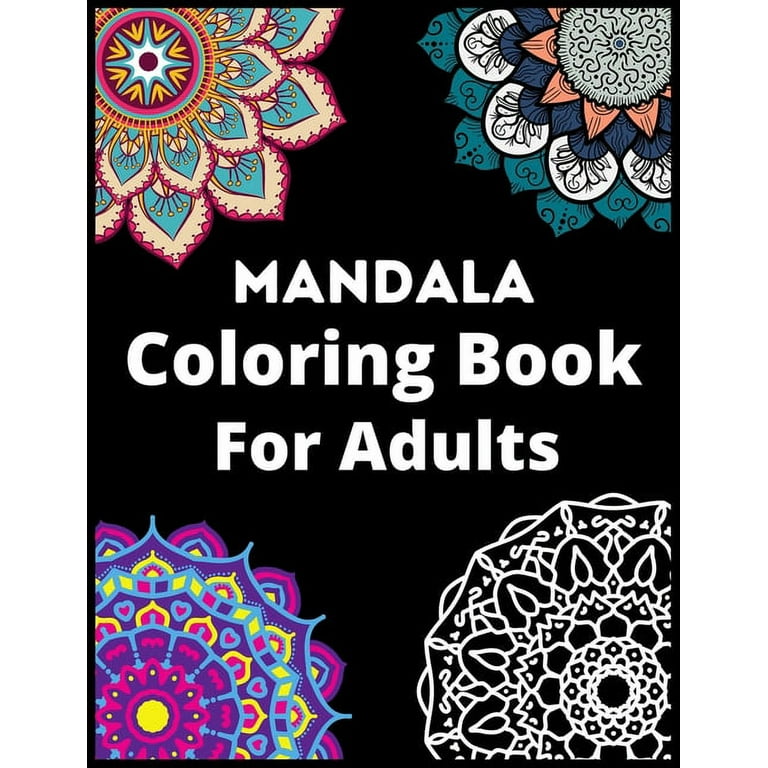 Mandala Adult Colouring Books by Colorya - A4 Size - Mandalas