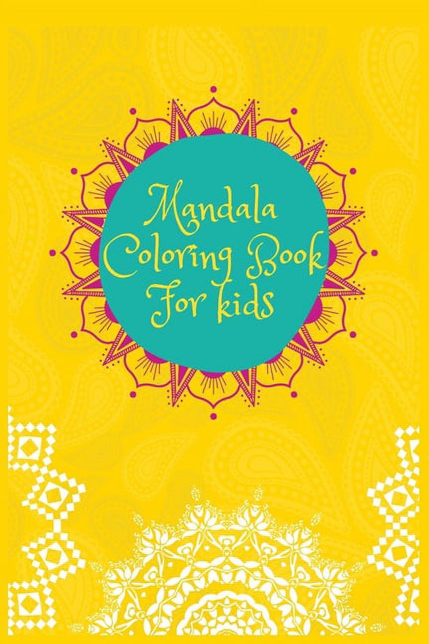 Mandala Coloring Book For kids: High Resolution mandala color book for ...