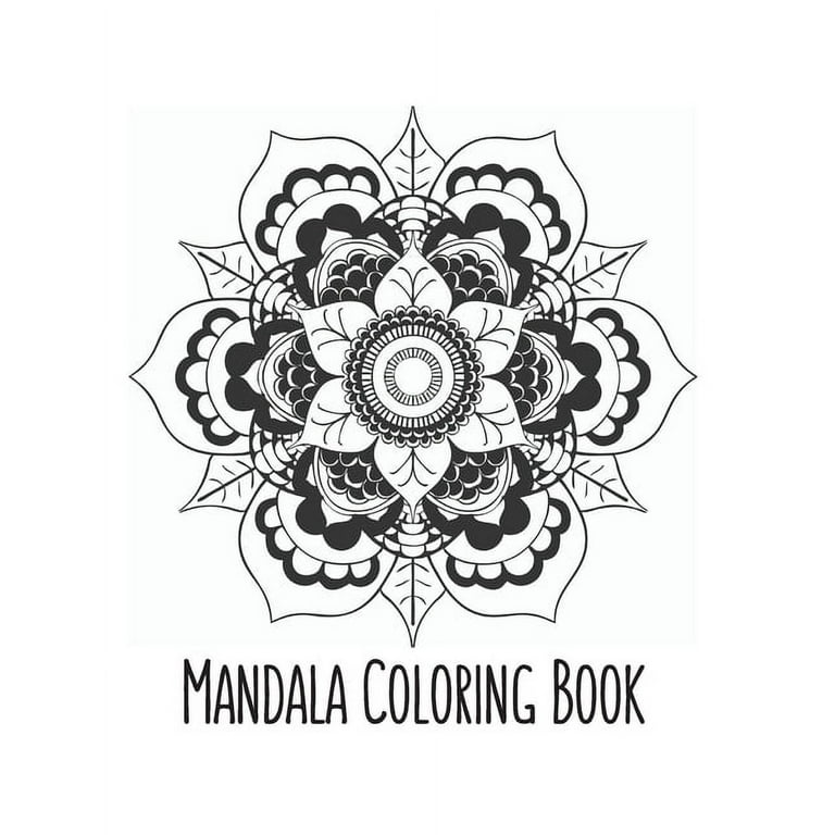 Mandala Coloring Book for Kids: Ages 6-8, 9-12, Fun, Easy Mandalas For Girls,  Boys (Large Print / Paperback)
