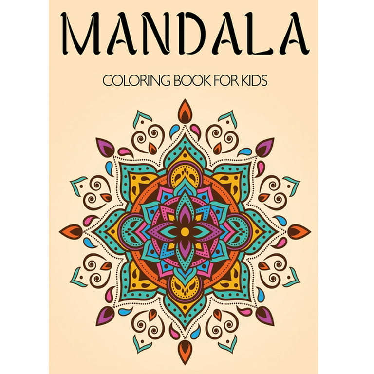 Mandala Coloring Book for Kids Ages 8-12 Easy White and Black Round  Decorative: Doodle mindful Big Mandalas Relaxation Techniques for Boys,  Girls, and