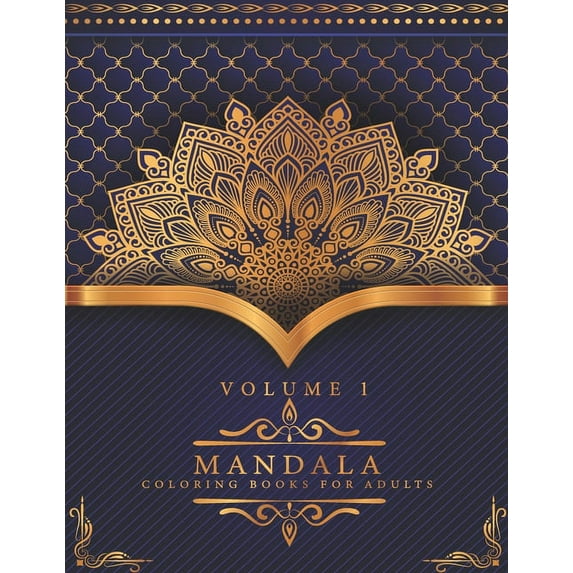 Mandala Coloring Books For Adults Volume 1: Beautiful Mandalas for Stress Relief and Relaxation,50 Mandalas for Stress-R, (Paperback)