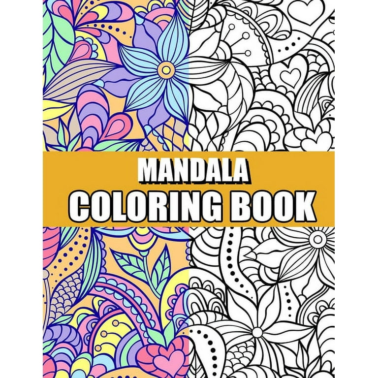 Adult Coloring Book Sets for Women: Flowers Coloring Book for woman: color  and frame adult coloring book (Paperback)