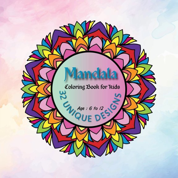 Mandala Colouring Book for Kids: For Kids (6 to 12 yrs), (Paperback)
