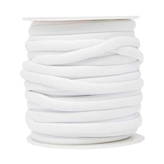 Mandala Crafts Welt Cord, Polyester Cotton Piping Cord Filler for Drapery, Pillow, Upholstery, Trimming, Sewing, Crafting