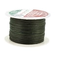 thumbnail image 1 of Mandala Crafts 1mm Waxed Cotton Cord Rope for Jewelry Making Beading Crafting Macramé 109 Yards Dark Olive Green, 1 of 3