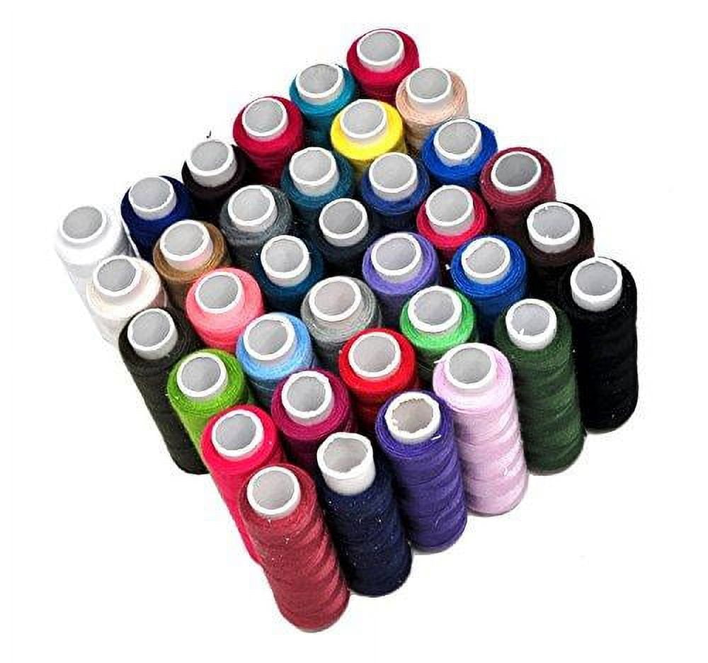 36 Color All Purpose Hand Machine Sewing Embroidery Polyester Thread  Assortment Spools Kit - Arts & Crafts, Facebook Marketplace