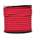 thumbnail image 1 of Mandala Crafts 50 Yards 5mm Wide Jewelry Making Flat Micro Fiber Lace Faux Suede Leather Cord (5mm, Red), 1 of 4
