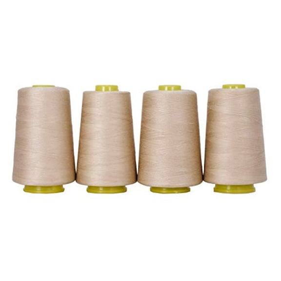 Mandala Crafts All Purpose Sewing Thread from Polyester for Serger, Overlock, Quilting, Sewing Machine