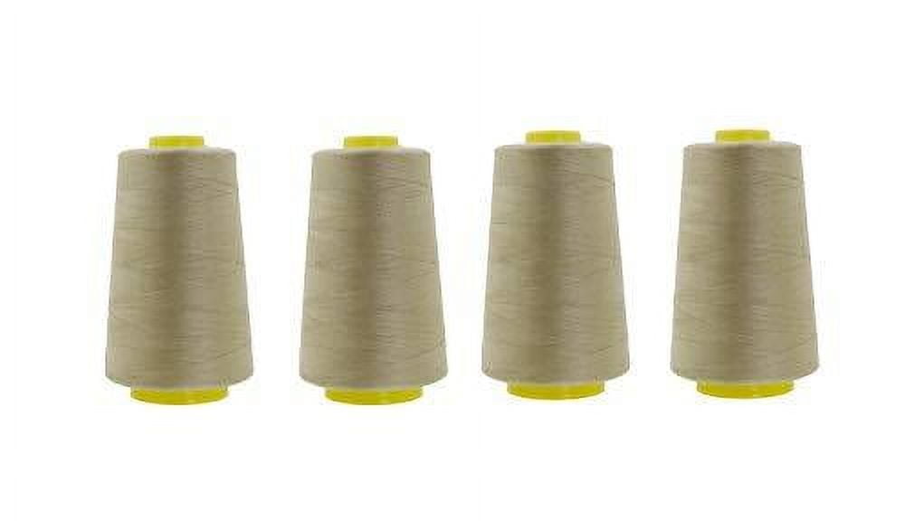 Mandala Crafts All Purpose Sewing Thread from Polyester for Serger, Overlock, Quilting, Sewing Machine
