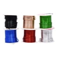 thumbnail image 1 of Mandala Crafts Anodized Aluminum Wire for Sculpting, Armature, Jewelry Making, Gem Metal Wrap, Garden, Colored and Soft, Assorted 6 Rolls (14 Gauge, Combo 9), 1 of 6