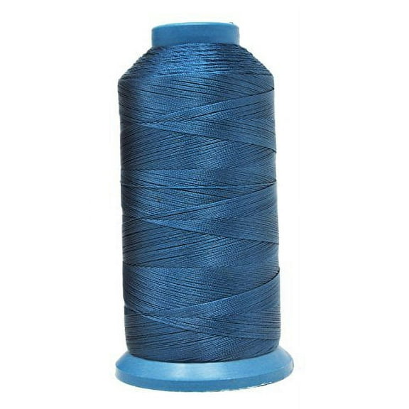 Mandala Crafts Bonded Nylon Thread for Sewing Leather, Upholstery, Jeans and Weaving Hair; Heavy-Duty; 1500 Yards Size 69 T70 (Assorted Vibrant Colors)