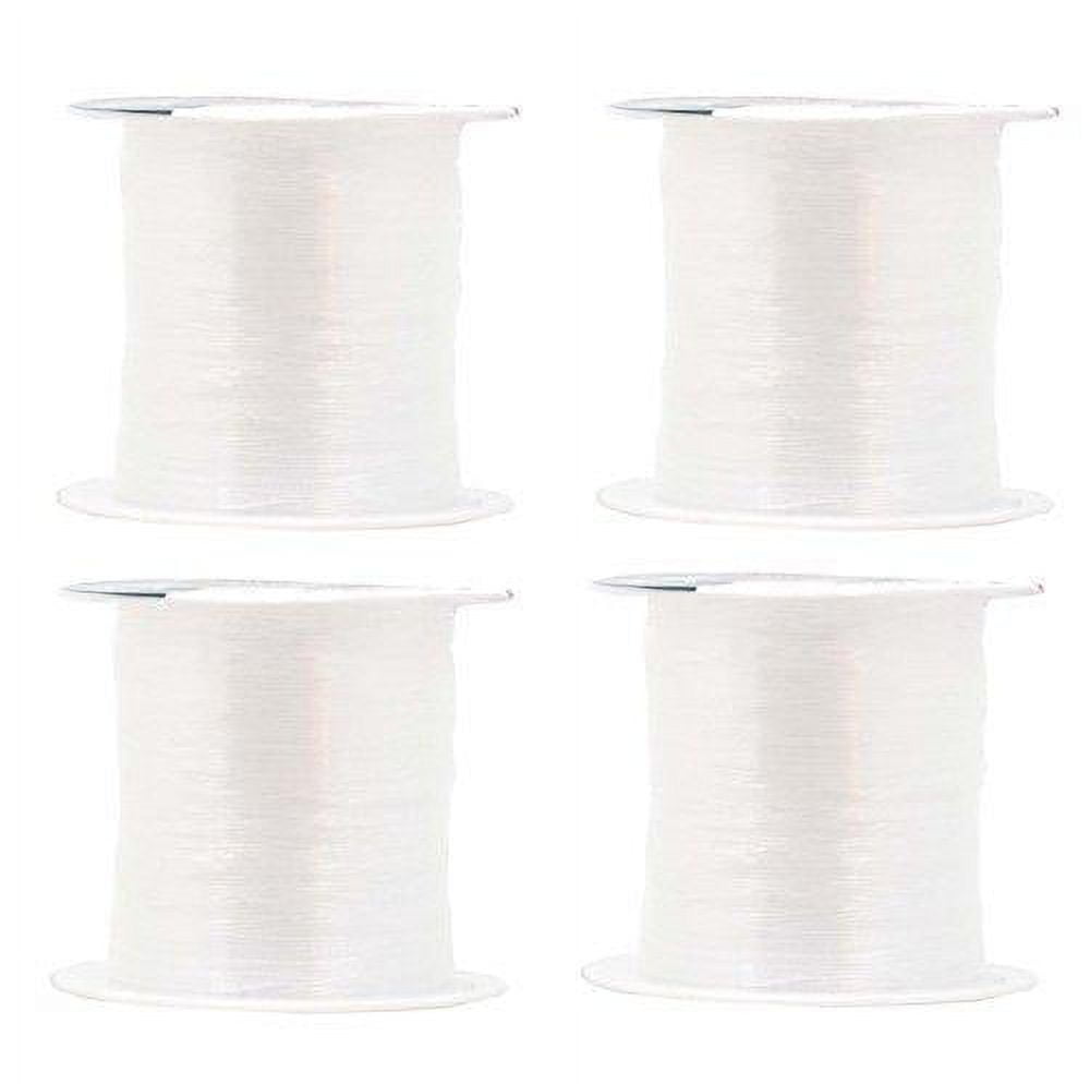 Mandala Crafts Clear Invisible Thread, Nylon Monofilament Line for
