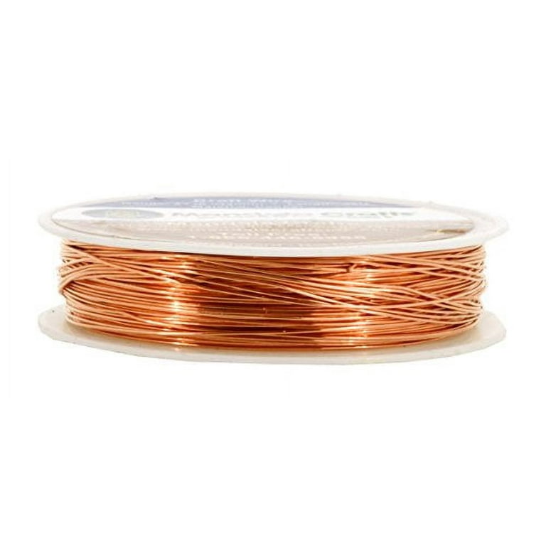 Mandala Crafts Copper Wire for Jewelry Making - Metal Craft Wire for Crafts  - Tarnish-Resistant Beading Jewelry Wire Coil Wire for Jewelry Wrapping  Black 28 Gauge 55 Yards 