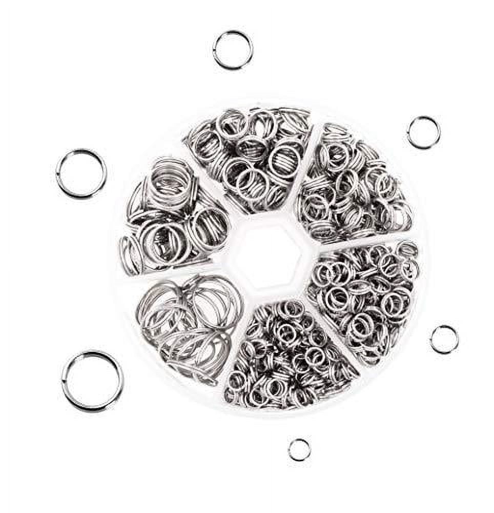 Wholesale 8mm Metal Round Split Rings Small Double Ring For Jewelry Making  DIY
