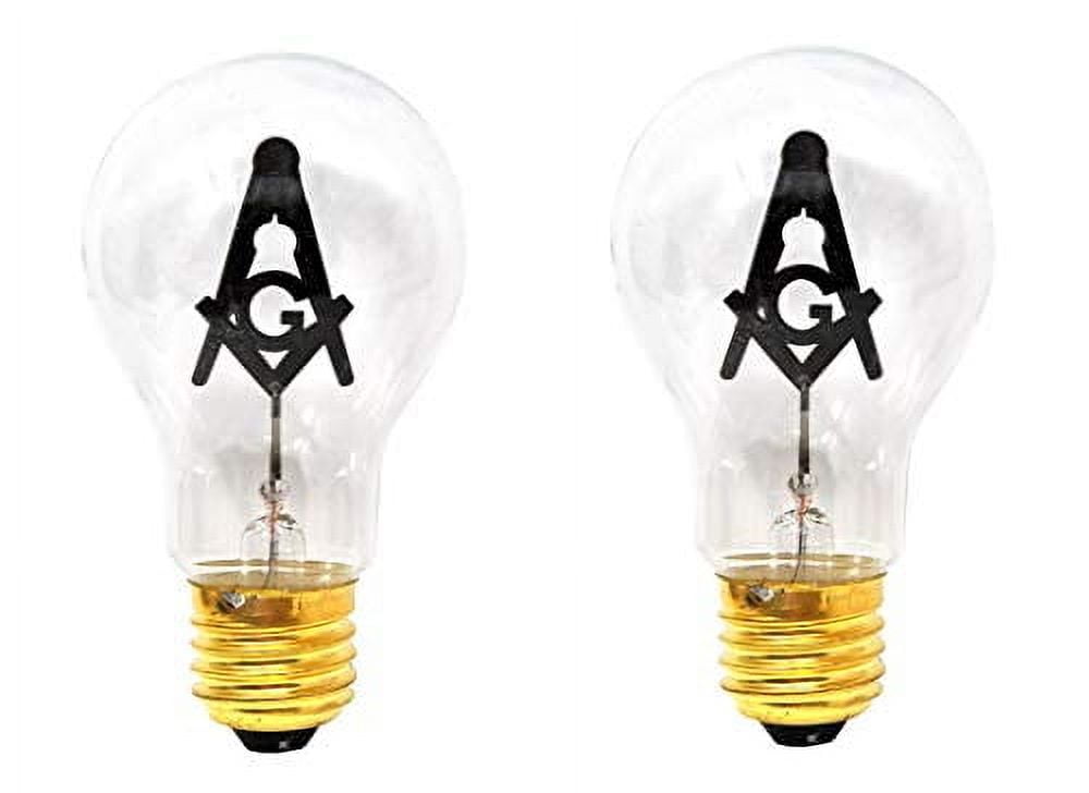 Mandala Crafts E27 3W Light Bulb (Standard Base, 2 Bulbs)
