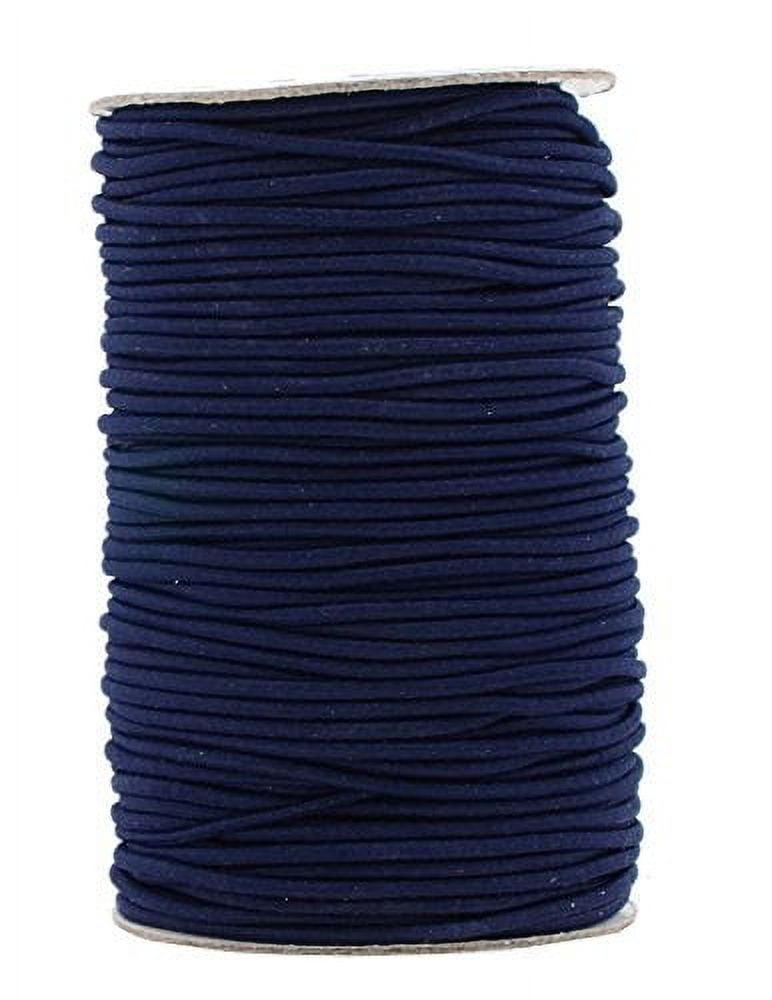 Black & Sunset w/ Blue Color Splotches Bead Clear Elastic String