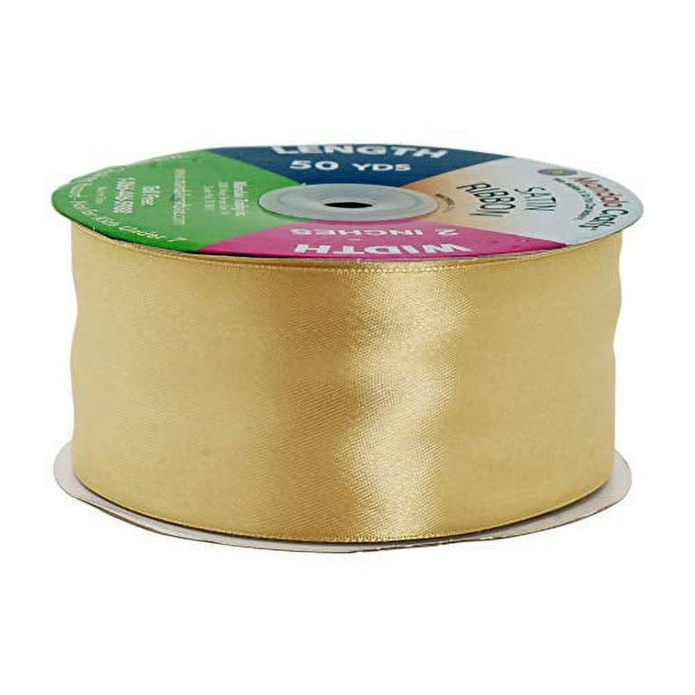 Buy 3 Get 1 Free!! 50 100 Yds Satin Ribbon Roll All Size All Color Gift  Wrapping
