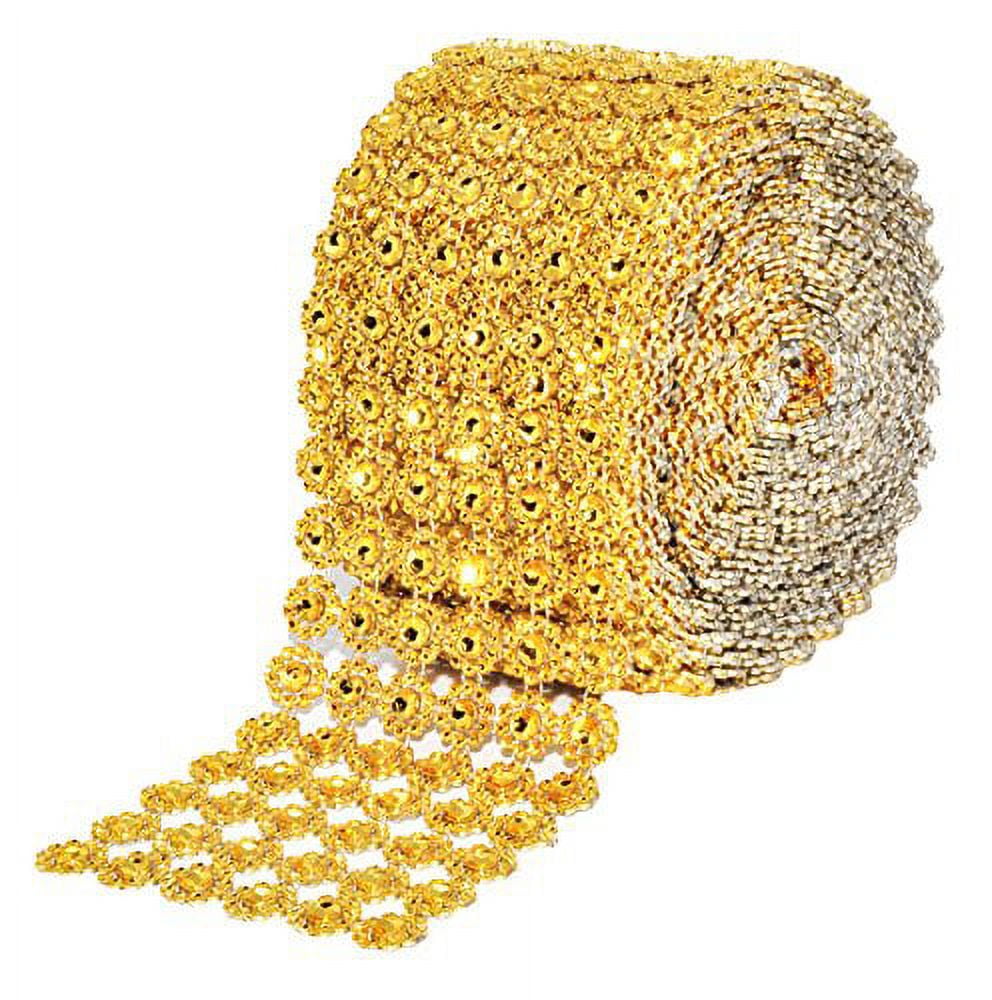 Mandala Crafts Mandala crafts Faux gold Pearl Beads garland - 6mm