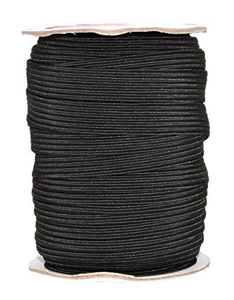 Mandala Crafts Flat Elastic Band, Braided Stretch Strap Cord Roll for ...