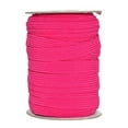 thumbnail image 1 of Mandala Crafts Flat Elastic Band, Braided Stretch Strap Cord Roll for Sewing and Crafting; 1/2 inch 12mm 20 Yards Hot Pink, 1 of 5