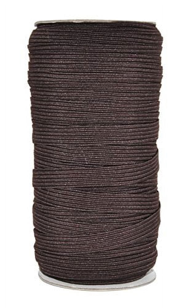 MECCANIXITY Flat Elastic Cord 1/4 Inch (6mm) X 33 Yards - Heavy Stretch Strap For Sewing & Crafts (Brown) - View #7