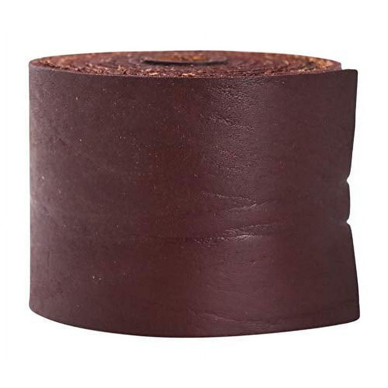 2 Inches Wide Flat Leather Straps for Crafts, Full Grain Leather Strips for  Craf