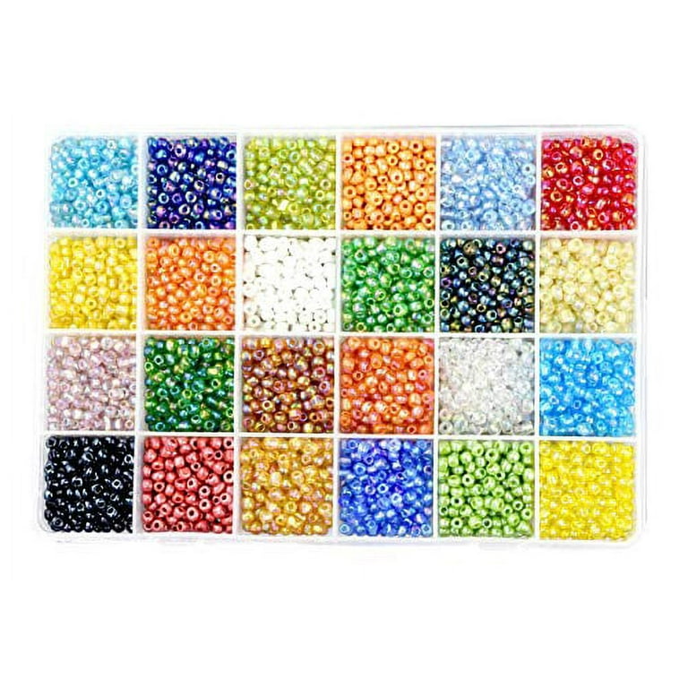 Mixed 1.5-4mm Glass Beads Colorful Round Spacer SeedBeads For DIY Jewelry  Making Necklace Bracelet Embroidery