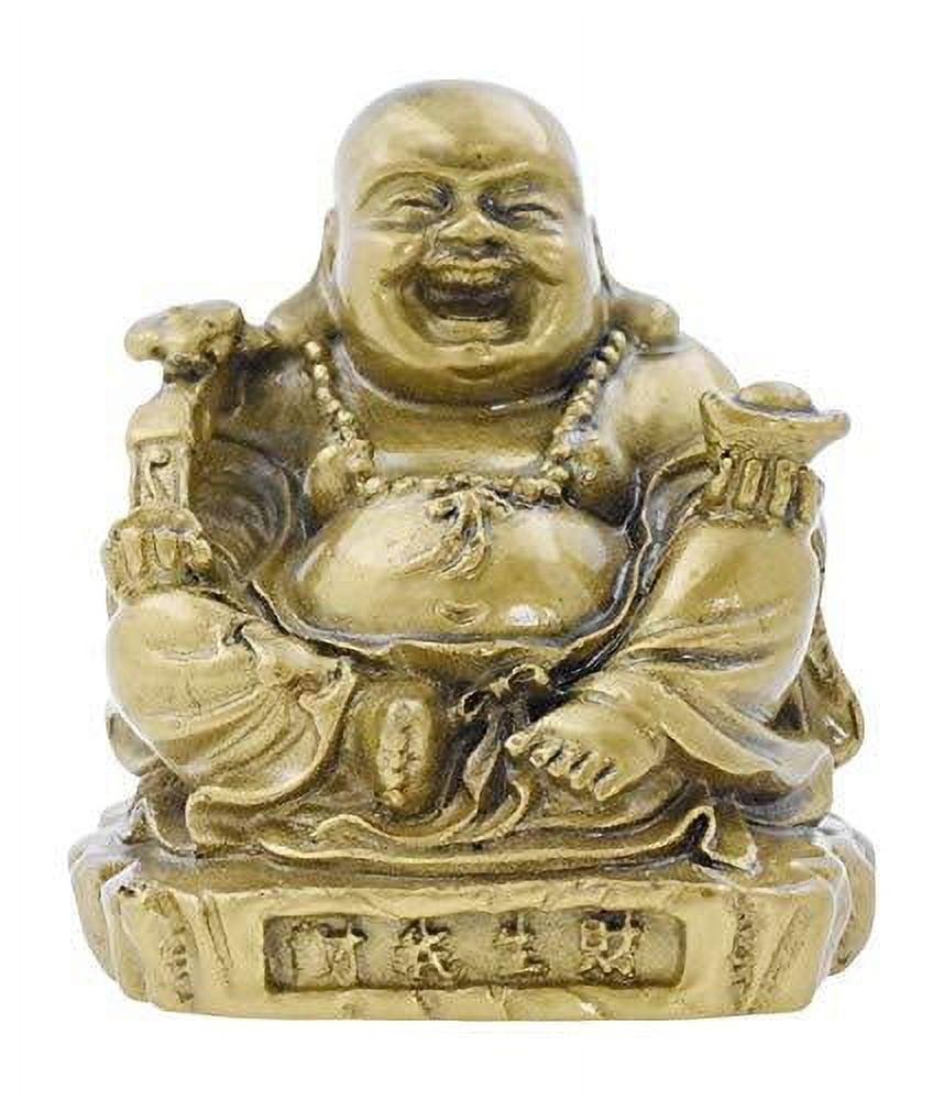 Lovely Brass Decorative Laughing Buddha Handmade Statue India Art Feng Shui  Gift | eBay