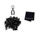 thumbnail image 1 of Mandala Crafts Metal Pinch Bail, Pendant Connector, Dangle Charm Clasp Clip for Jewelry Making; 50 PCs Finding Kit (Black, 6 x 17mm), 1 of 6