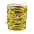 thumbnail image 1 of Mandala Crafts Metallic Cord Tinsel String Rope for Ornament Hanging, Decorating, Gift Wrapping, Crafting; Elastic 1mm 109 Yards, Light Gold, 1 of 4