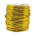 thumbnail image 1 of Mandala Crafts Metallic Cord Tinsel String Rope for Ornament Hanging, Decorating, Gift Wrapping, Crafting; Elastic 2.5mm 54 Yards, Gold, 1 of 4