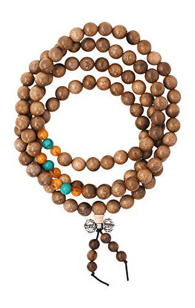 Buy Brown Tulsi Necklace, Tulsi Mala, Krishna Necklace, Kantha Mala, Hindu  Krishna Prayer Beads, Holy Basil Wood Bead Mala Online in India - Etsy