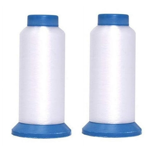 Mandala Crafts Nylon Invisible Thread for Sewing Quilting - Fishing Line Monofilament Transparent Thread for Wigs Beading - Clear String for Hanging Decorations - 0.12mm