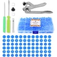 thumbnail image 1 of Mandala Crafts Plastic Snaps for Clothing - No-Sew Plastic Snap Buttons - Snap Button Kit - Snap Fastener Kit with Tools for Fabric Sewing Clothes, 1 of 6