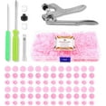 thumbnail image 1 of Mandala Crafts Plastic Snaps for Clothing - No-Sew Plastic Snap Buttons - Snap Button Kit - Snap Fastener Kit with Tools for Fabric Sewing Clothes, 1 of 6